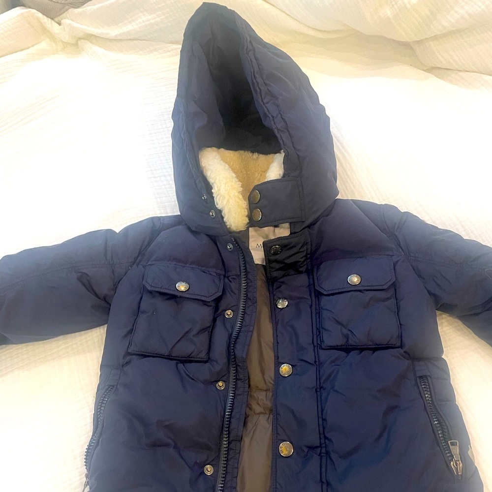 Moncler down puffer with hood. GUC, worn a handful of times.